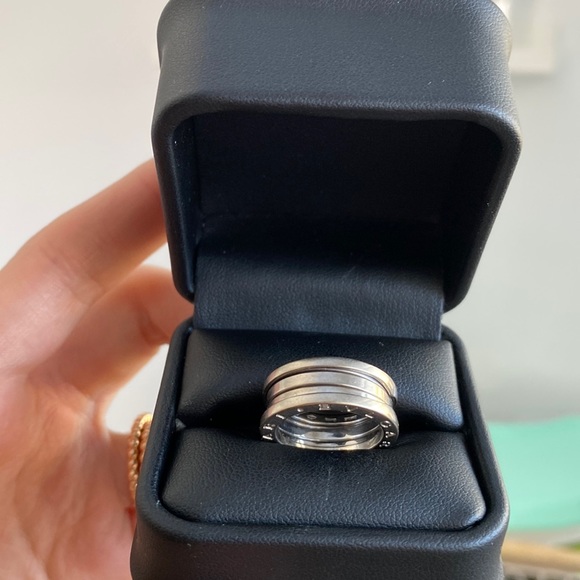 ‼️SOLD‼️Bulgari B Zero 1 Ring Three Band White Gold - Picture 1 of 9